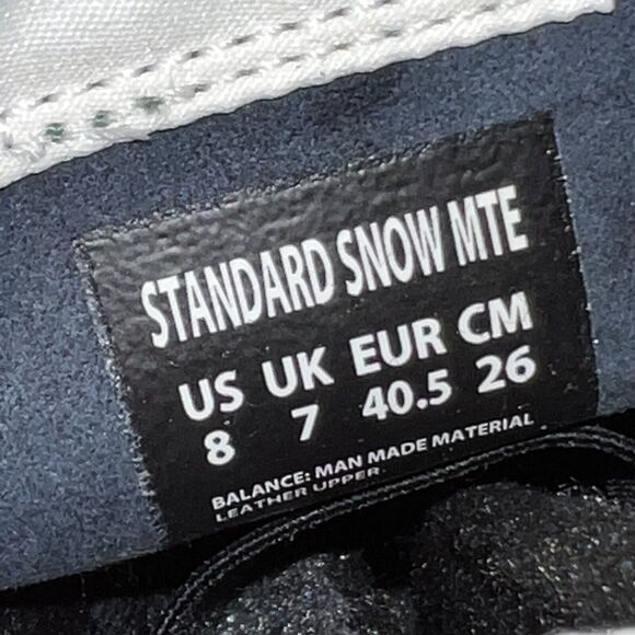 Vans Standard Snow MTE Boots Black Duck Green Snow Boots Men’s Size 8 Leather - Picture 11 of 16